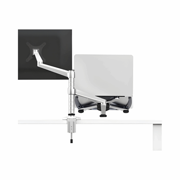 upergo oa 7x desktop dual arm 25'' lcd monitor holder + laptop holder stand