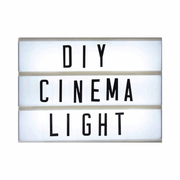 led message light box