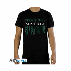 matrix t shirt – "the matrix" men’s ss black – basic