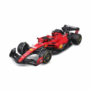 bburago formula racing ferrari sf23 16 charles leclerc 1:18 scale die cast car