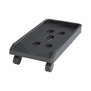 adjustable desktop cpu stand with rollers and 360° rotation (copy)