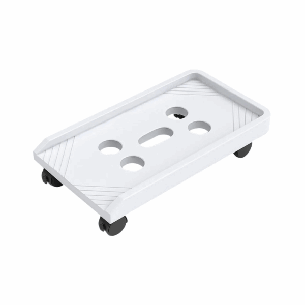 cpu roller stand with wheels (48×6×26 cm, black) (copy)