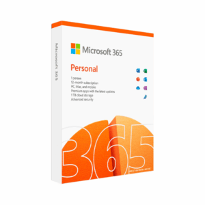 microsoft 365 personal english subscription 1 year (africa only, medialess p8)