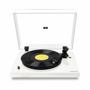 retro turntable player bluetooth (white)