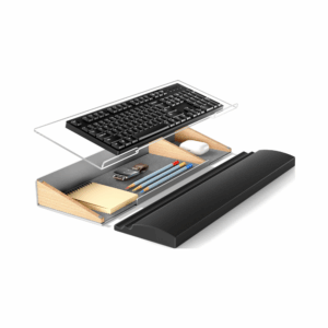 upergo bg 10j 3 in 1 keyboard stand with wrist rest and storage tray