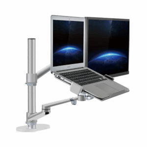 upergo oll 3l aluminum 2 in 1 monitor arm and laptop stand