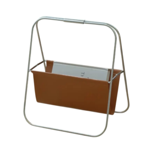contemporary foldable magazine rack