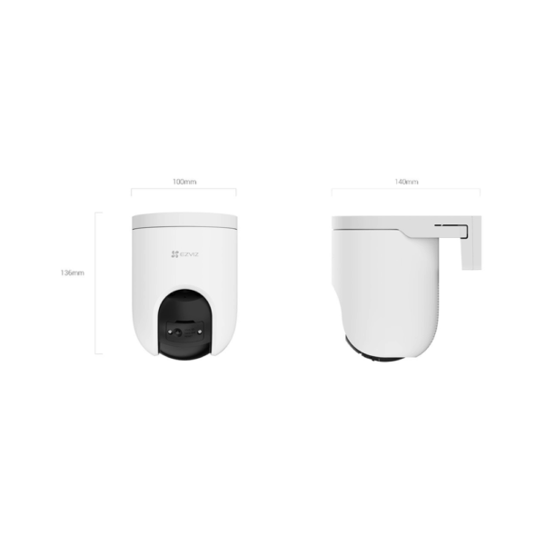ezviz h8c pro 2k pan & tilt wi fi camera (3mp)