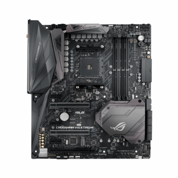 asus rog crosshair vi extreme amd x370 eatx gaming motherboard with m.2 heatsink