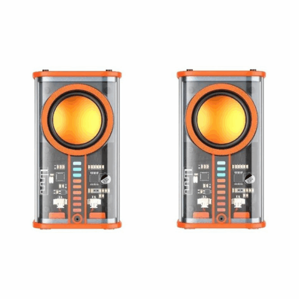 transparent mecha wireless bluetooth speaker