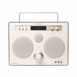 tivoli songbook max portable bluetooth speaker (cream/brown)