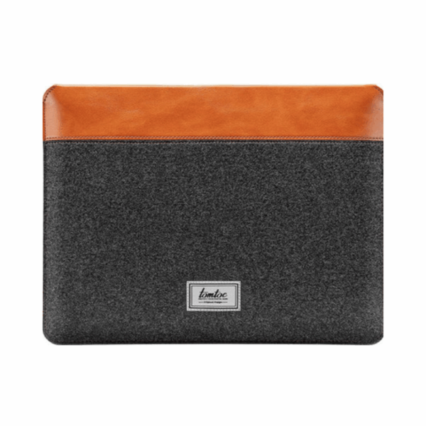 tomtoc vintage h16 laptop sleeve14" gray