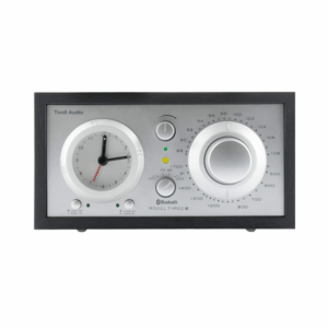 tivoli audio model three bt radio and clock black/silver