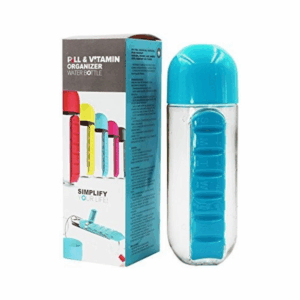 2 in 1 bottle pill organizer
