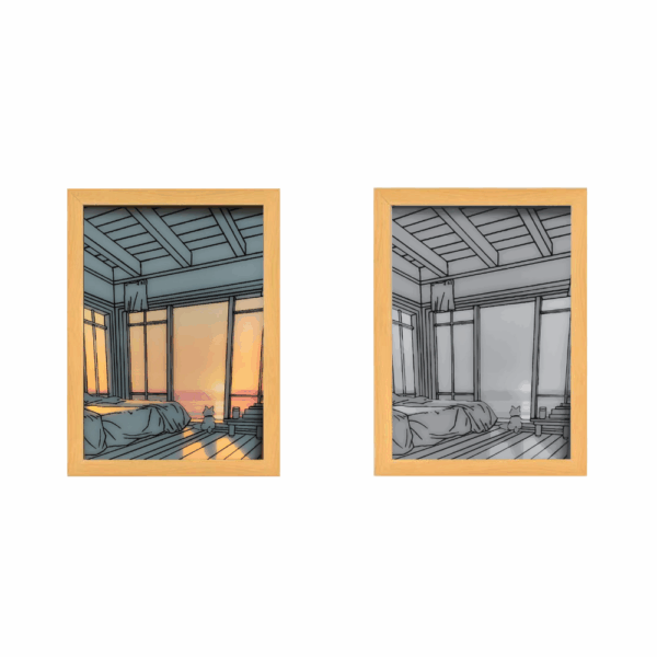ambient light photo frame (random models)