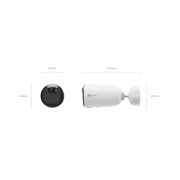 ezviz battery camera 2mp with solar panel bundle cb3