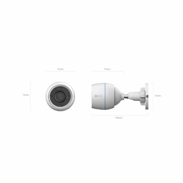 ezviz h3c color wi fi camera outdoor 2mp