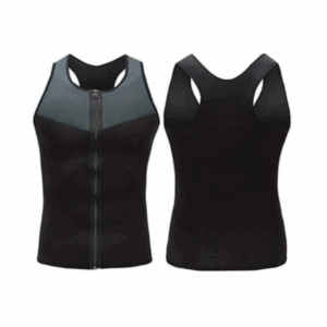 jogging men's slimming vest zipper