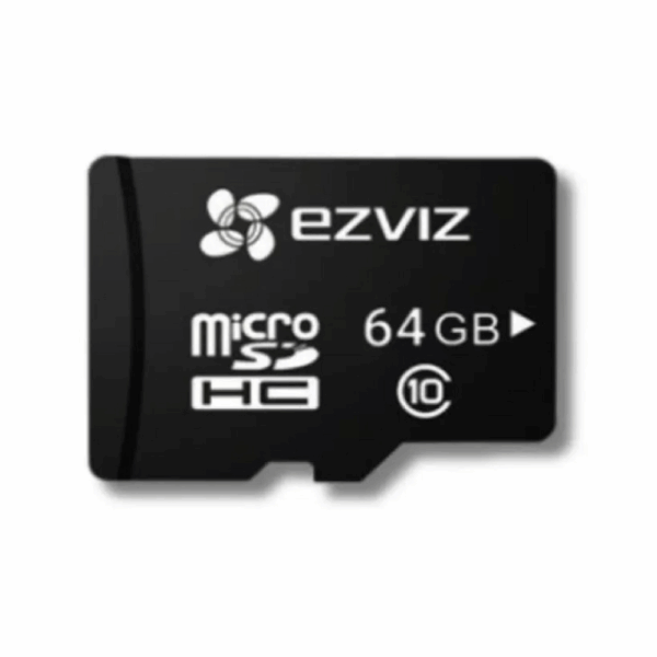 ezviz exclusive smart microsd card for video surveillance (64gb)