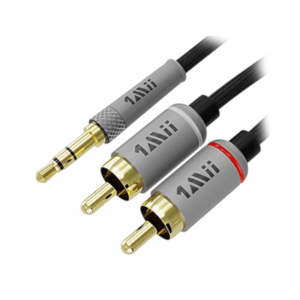 1mii 3.5mm to 2 male rca audio cable