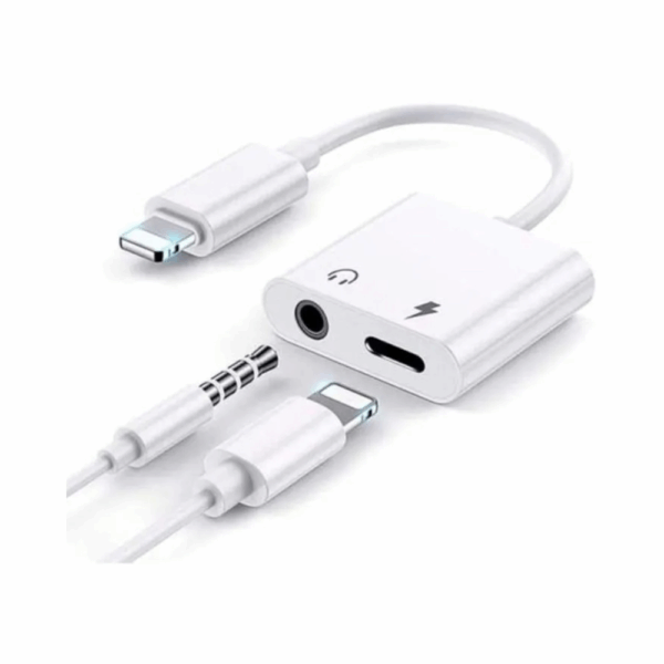 wiwu lightning to lightning and 3.5mm audio adapter