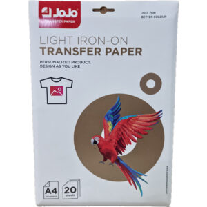 jojo light iron on transfer paper a4