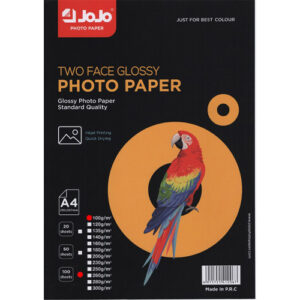 jojo tow sided glossy photo paper a4 (100g)
