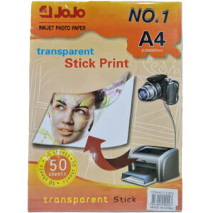 jojo transparent stick paper a4