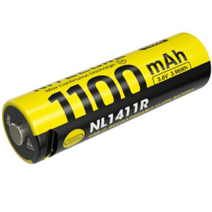 nitecore nl1411r 1100mah rechargeable (14500)