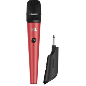 jbl rock one series uhf wireless microphone (red)