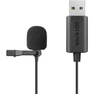 boya by lm40 usb lavalier microphone