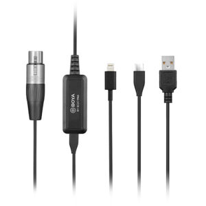 Boya BY-BCA7 Pro XLR to Lightning & USB-A & Type-C Connectors Microphone cable