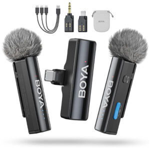 boya boyalink a2 all in one design wireless microphone system