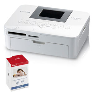 canon selphy cp1000 compact photo printer with paper kp 108
