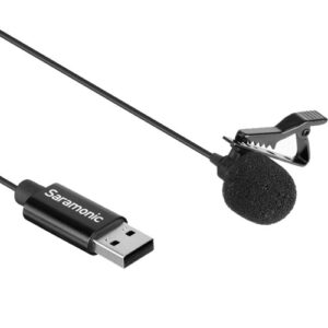 saramonic sr ulm10l usb lavalier microphone