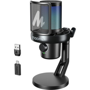 maono dm40 usb / wireless gaming desktop microphone