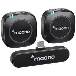 maono wm820 c2 wireless lavalier microphone (type c)