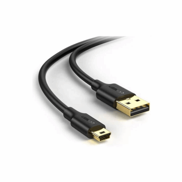 ugreen 30472 usb 2.0 a male to mini 5 pin male cable 2m (black)