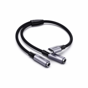 ugreen 30732 usb c male to 2*3.5mm female auxiliary stereo y splitter audio cable 25cm