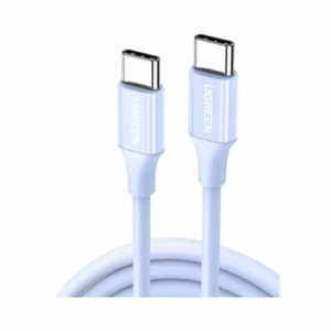 ugreen 25310 usb c to usb c pd fast charging cable 3a max blue 1m