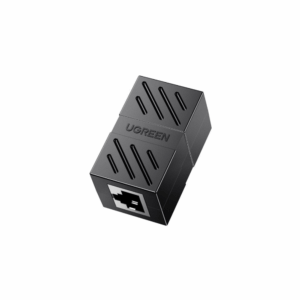 ugreen 20390 rj 45 network keystone jack in line coupler female to female 1pcs (black)