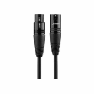 ugreen 20716 xlr 3 pin cannon male to female microphone extension audio cable 15m black
