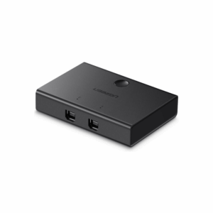 ugreen 30345 usb 2.0 sharing switch 2x1 (black)