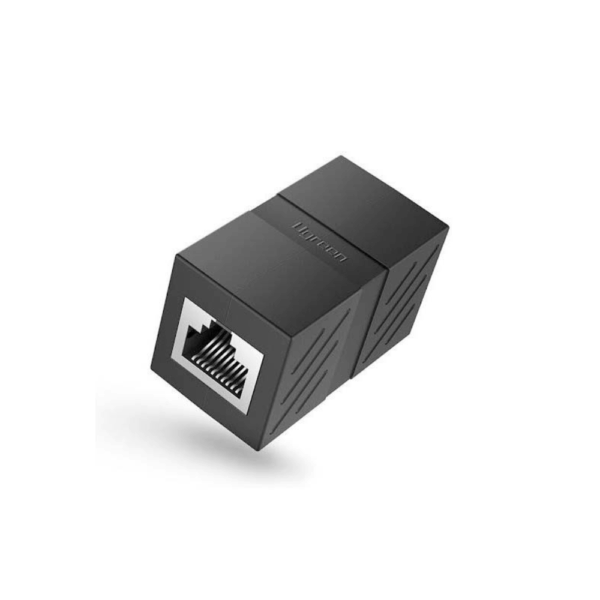 ugreen 30718 rj45 network keystone jack inline coupler female to female 10pcs (black)