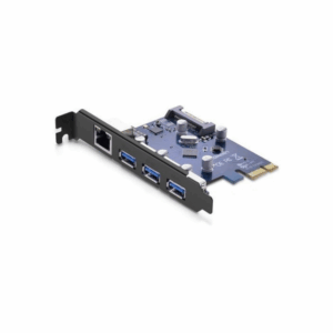 ugreen 30775 3 port usb 3.0 pci express card with10/100/1000mbps gigabit network adapter