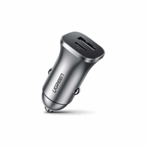ugreen 30780 dual usb car charger (space gray)