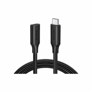 ugreen 40574 usb type c male to female extension cable 0.5m (black)