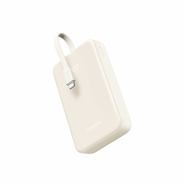 ugreen 45207 30w power bank with built in cable