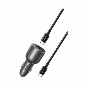 ugreen 55511 130w 3 port fast car charger set