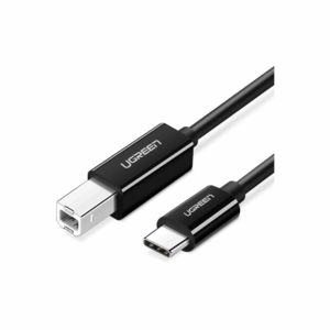 ugreen 50446 usb c to usb b 2.0 printer cable 2m (black)
